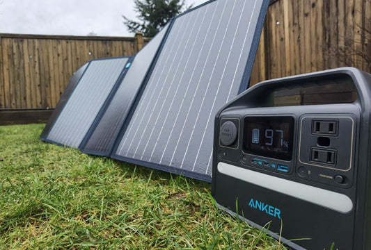 Anker SOLIX 522 power station and SOLIX 625 solar panel review