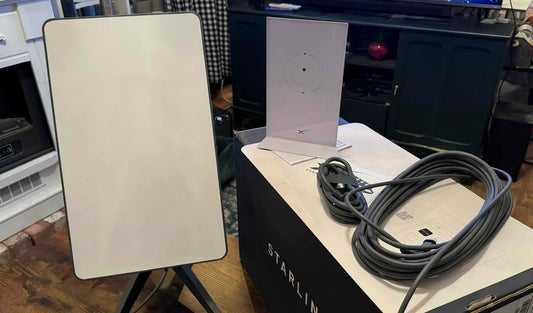 SpaceX Starlink satellite internet kit review