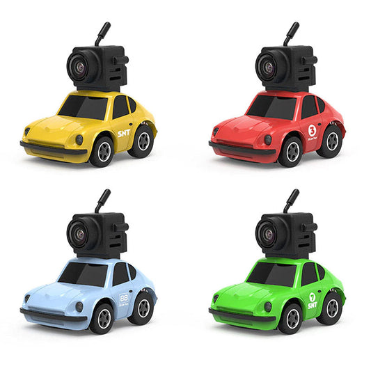 Mini coche RC JustAir Q25 1:100 2,4 G 5 canales FPV versión RTR con gafas Micro RC coche de mesa de carreras de escritorio