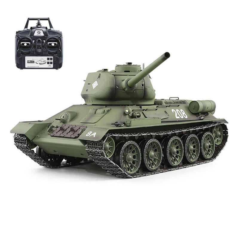Heng Long 3909 T34 RC Tank 1/16 Spin Turret Upgrade Metal RC Tank toys