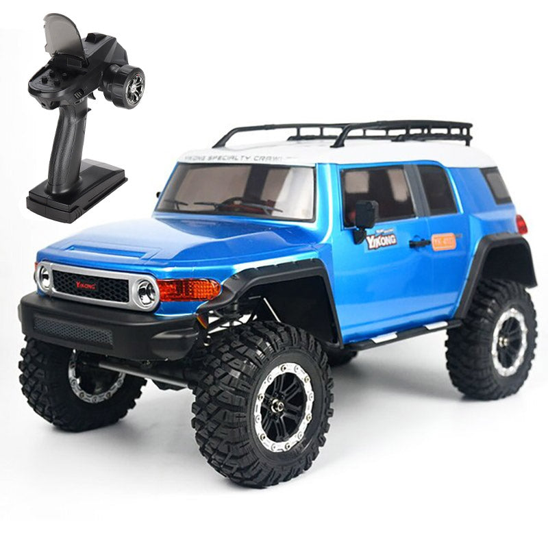 Coche todoterreno teledirigido YK4103 FJ, 4x4, 1/10, con diferencial, bloqueo, eje de transmisión alta/baja, luz LED