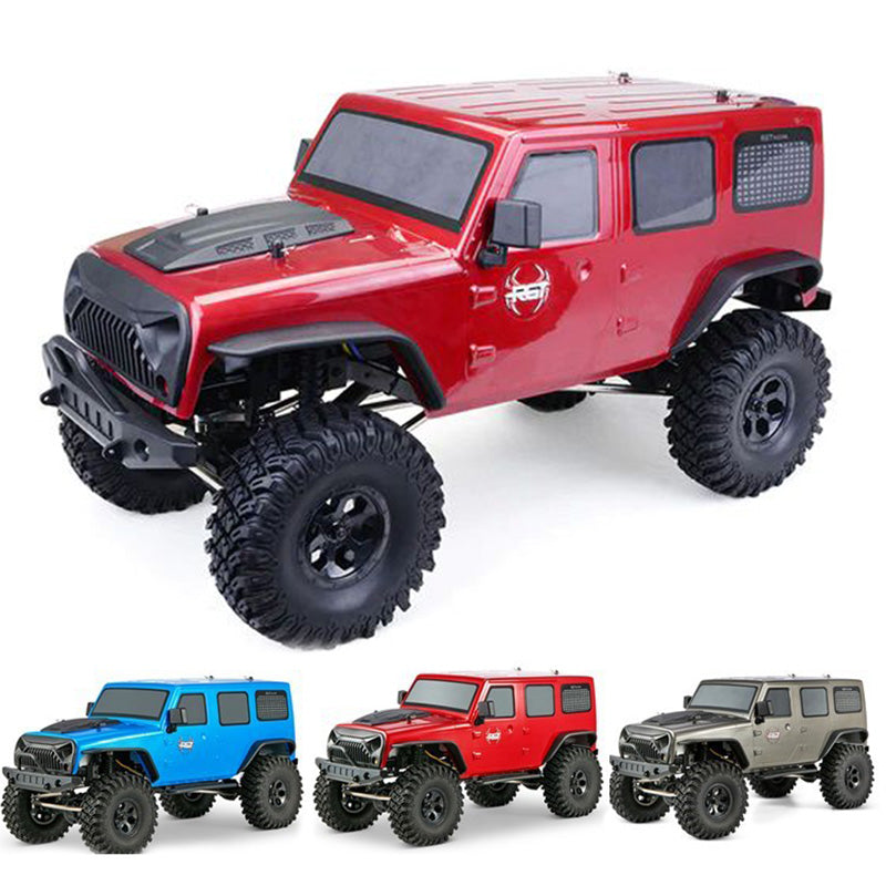 RGT EX86100 1/10 - Coche todoterreno teledirigido de escalada, 4x4, escala 1:10