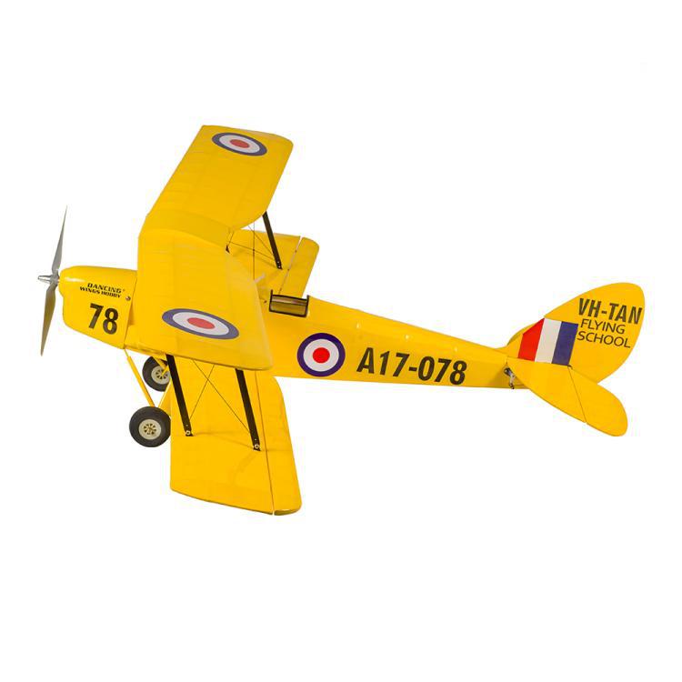 DWHobby Tiger Moth Balsa wood Plane Electric Power Fixed Wing Balsa Plane Kits 800mm Wingspan