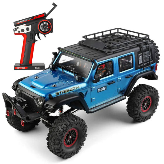 Wltoys 104010 4WD RC Car RTR 1/10 2.4G Rock Crawler todoterreno, camión de escalada con luces LED totalmente proporcionales, modelos de vehículos, juguetes