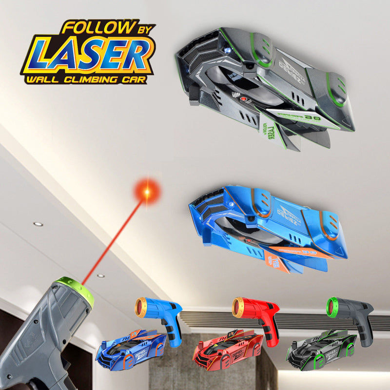 RC Car Stunt Infrared Laser Tracking Climb Wall Follow Light RC Drift Car Electric Anti Gravity Car Toys