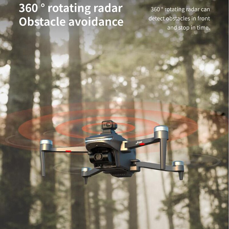 4K Drone C-FLY ARNO Plus 3-Axis Gimbal HD Camera 360° Rotating Radar Obstacle Avoidance GPS 5G Wifi FPV 5KM Quadcopter