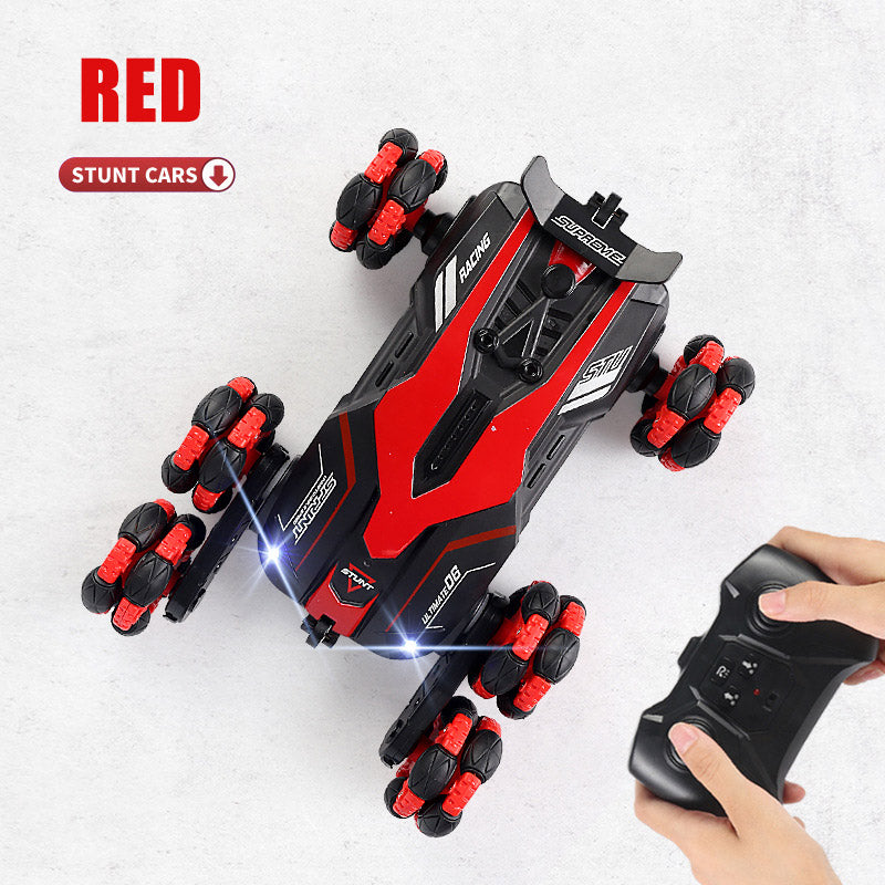 Rc Car Eight Wheel Drift Spray Stunt Car Rc Deformation Climbing Car 360° Rotating Car Toy