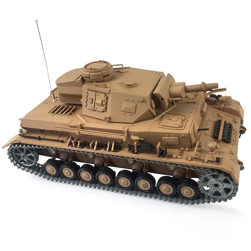 RC Tank Heng Long 3858-1 German IV F Type RTR Tank Upgrade Metal Version RC Tank toys