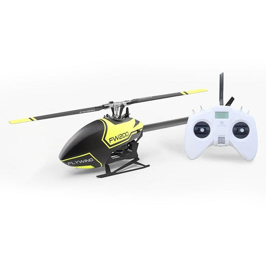 FLY WING FW200 RC Helicopter 6CH 3D Acrobatics GPS Altitude Hold One-key Return APP Adjust RTF With H1 V2 Flight Control System