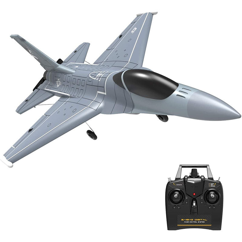 طائرة ريموت كنترول Volantex F16 Falcon، باع جناح 365 مم، EPP 2.4G، 4 قنوات، 6 محاور، مفتاح عودة واحد، طائرة ثابتة الجناحين، RTF