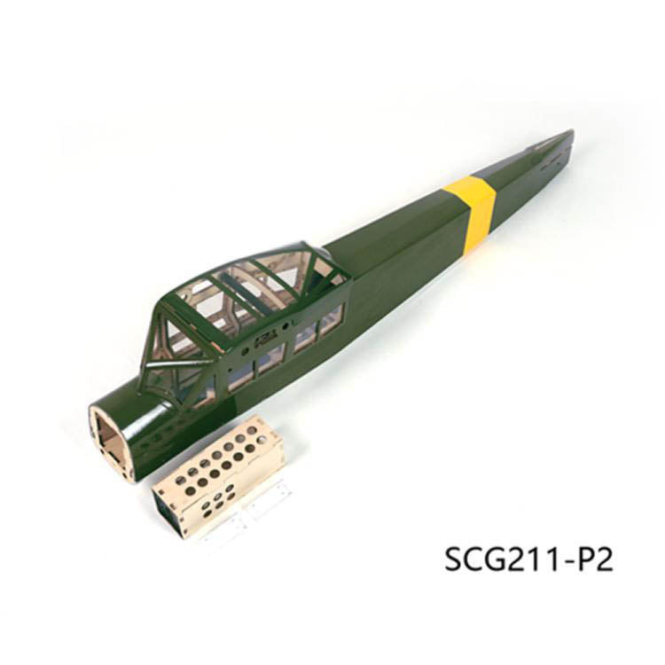 DWHobby Balsa wood Plane Army Green Fi156 Fieseler Storch Large Electric or Gas Power Fixed Wing Balsa Plane 1600mm Wingspan With Accessories