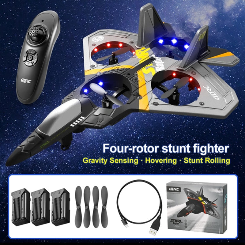 RC Plane V17 Gravity Sensing Aircraft Glider RC Helicopter EPP Foam Toys