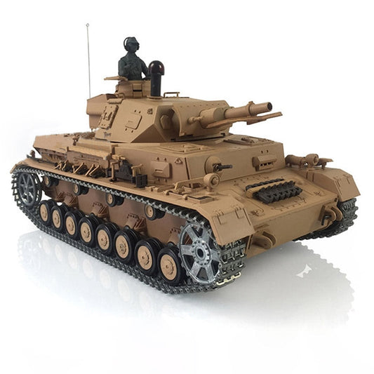 Tanque RC Heng Long 3858-1 Alemán IV Tipo F RTR Tanque Actualización Versión Metal Juguetes Tanque RC