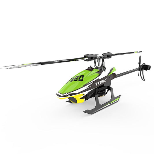 Helicóptero RC YXZNRC F120 2.4G 6CH 3D/6G sin escobillas, accionamiento directo, Flybarless, compatible con FUTABA S-FHSS