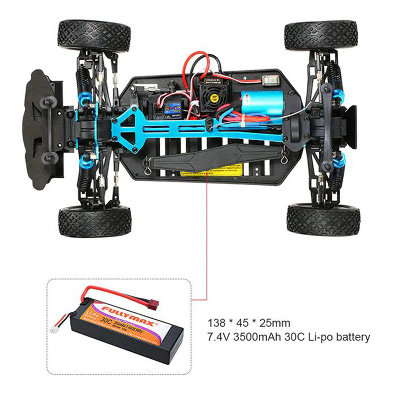 HSP 94118 PRO 1:10 4WD Eléctrico Sin Escobillas de Alta Velocidad Todoterreno de Rally 2.4G Modelo de Coche RC Versión RTR