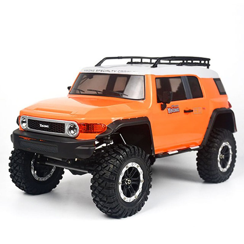 Coche todoterreno teledirigido YK4103 FJ, 4x4, 1/10, con diferencial, bloqueo, eje de transmisión alta/baja, luz LED