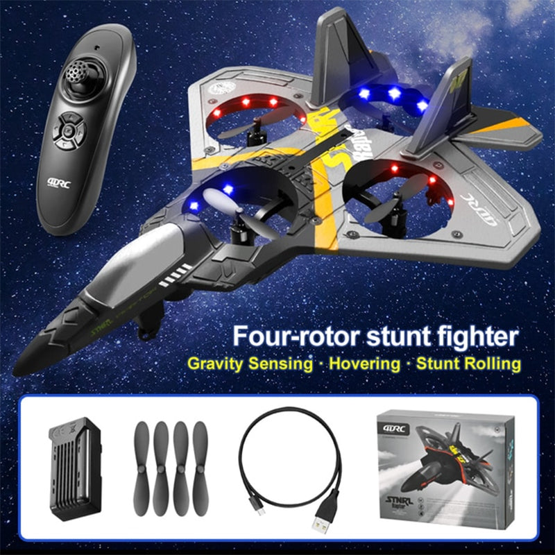 RC Plane V17 Gravity Sensing Aircraft Glider RC Helicopter EPP Foam Toys