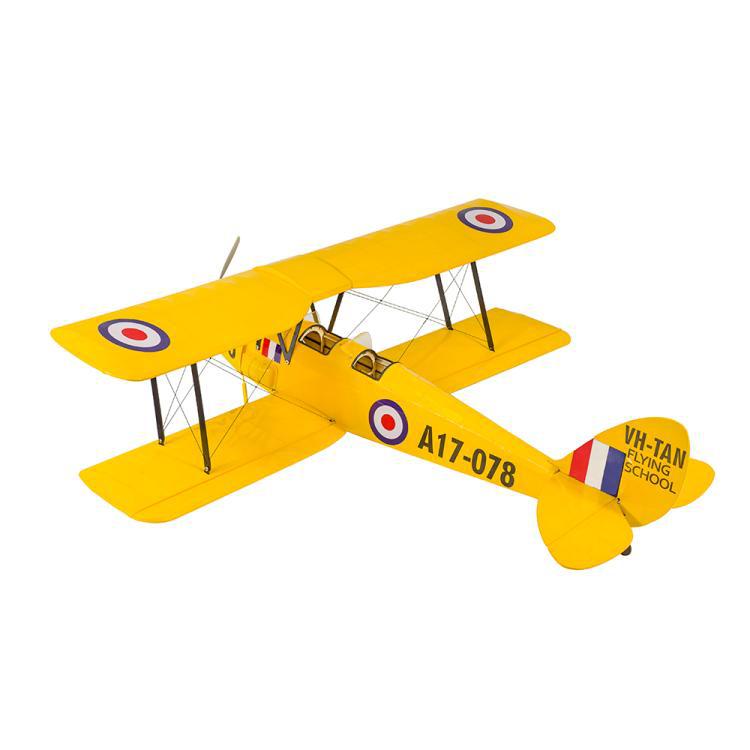 DWHobby Tiger Moth Balsa wood Plane Electric Power Fixed Wing Balsa Plane Kits 800mm Wingspan