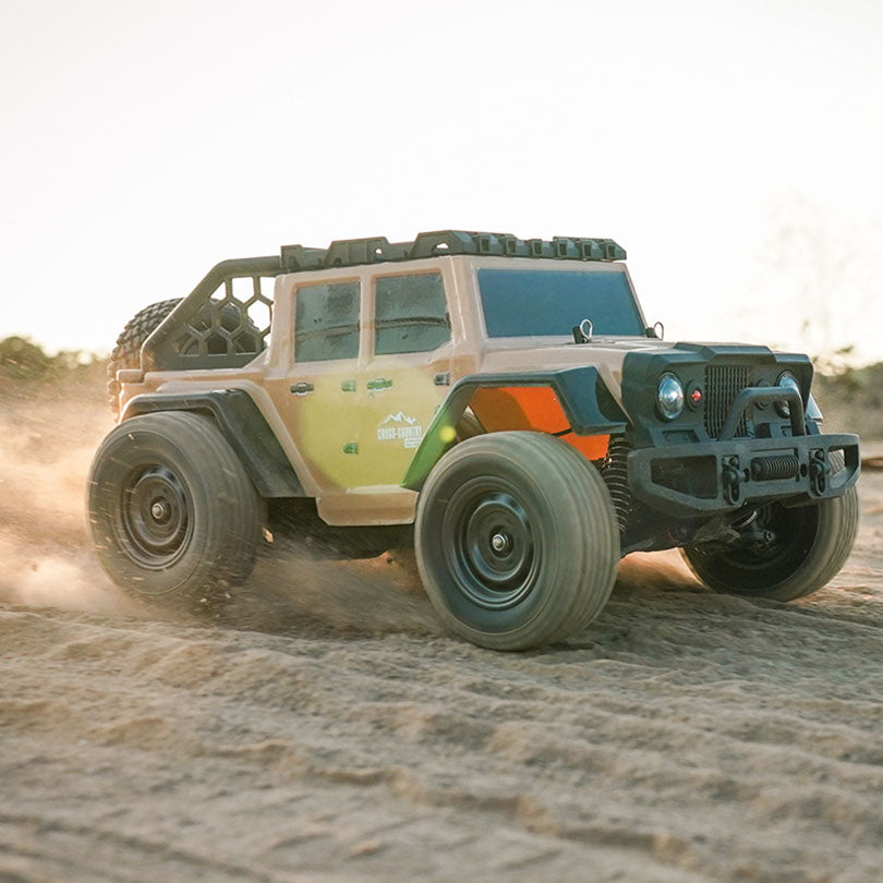 SCY 16104 Pro Jeep Retro Wrangler RC Car 1/16 70KM/H Brushless Off-Road Car 35A ESC 2847 Brushless Motor