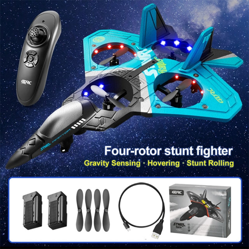 RC Plane V17 Gravity Sensing Aircraft Glider RC Helicopter EPP Foam Toys
