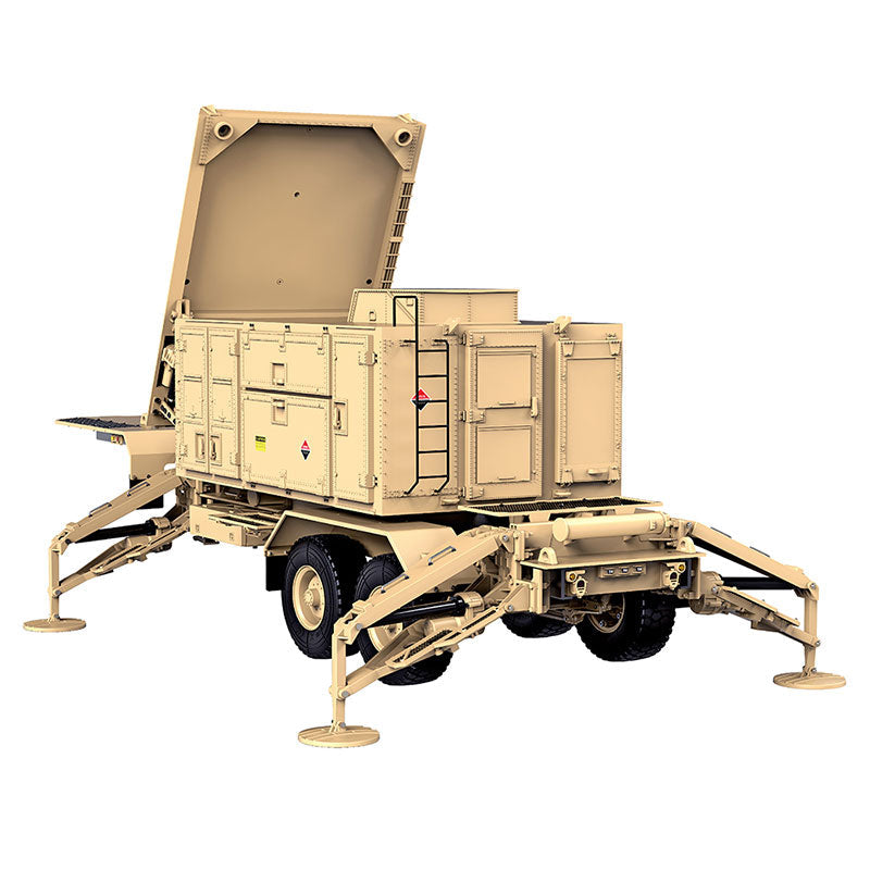 HG P804 P805 1/12 - Radar de chasis de aleación para coche, simulación de lanzamiento de misiles, accesorios para vehículos todoterreno militares de 2,4 G para camiones militares del ejército de EE. UU.