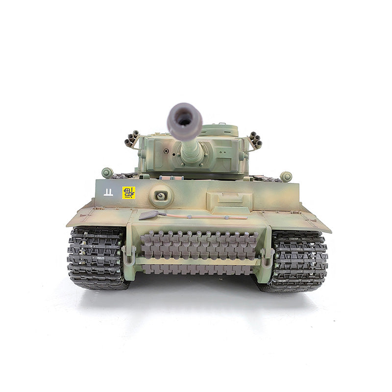 Heng Long 3818 Germany Tiger I Custom Made Camouflage Green RC Tank 1/16 Tank Toys
