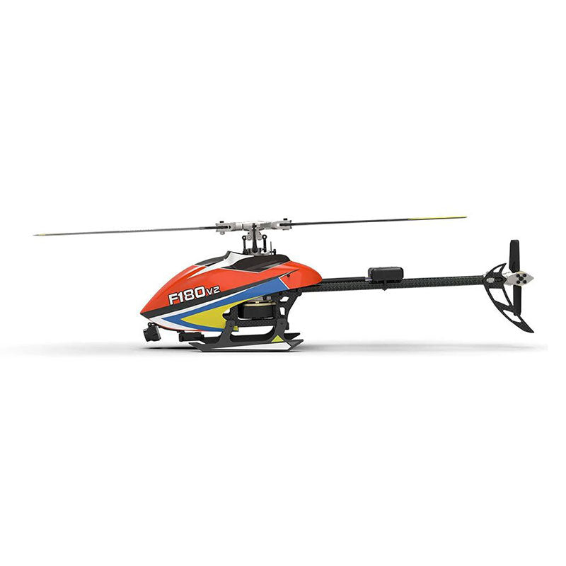 YXZNRC F180 V2 6CH 6-Axis Gyro GPS Optical Flow Localization 5.8G FPV Camera Dual Brushless Direct Drive Motor Flybarless RC Helicopter