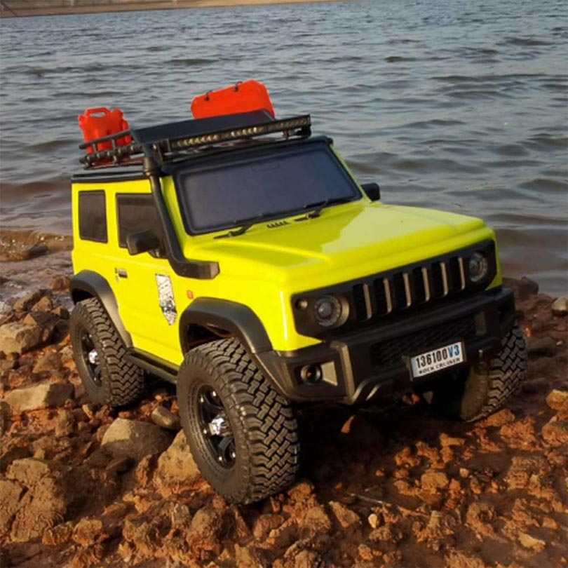 RGT 136100V3 4WD RC Car 1/10 Crawler Climbing Buggy Vehículo todoterreno con faro LED