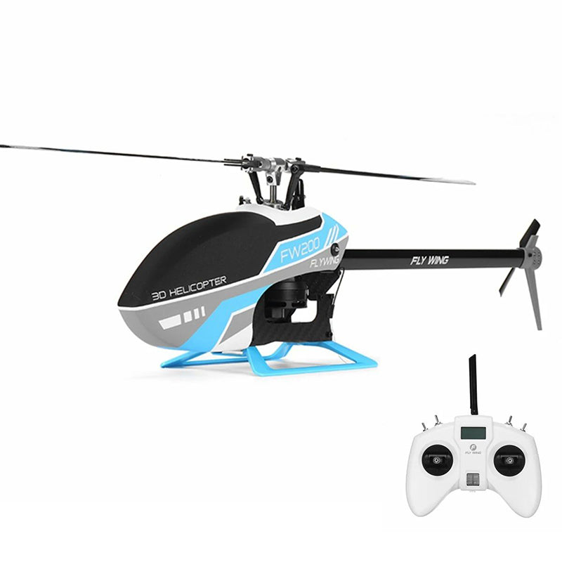 FLY WING FW200 RC Helicopter 6CH 3D Acrobatics GPS Altitude Hold One-key Return APP Adjust RTF With H1 V2 Flight Control System