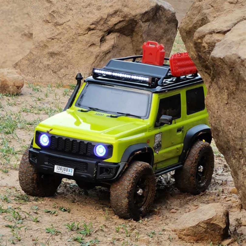 RGT 136100V3 4WD RC Car 1/10 Crawler Climbing Buggy Vehículo todoterreno con faro LED