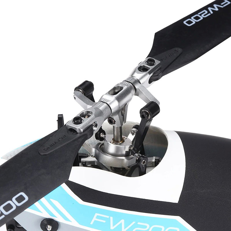 FLY WING FW200 RC Helicopter 6CH 3D Acrobatics GPS Altitude Hold One-key Return APP Adjust RTF With H1 V2 Flight Control System