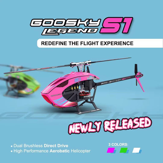GOOSKY Legend S1 RC Helicopter Dual Brushless Motor Direct-Drive BNF/RTF Helicopter