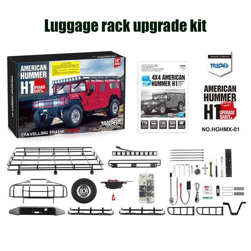 HG P415 1/10 RC Coche 4x4 16CH Hummer 2.4G Versión de aleación Modelo Camión Juguetes Regalos