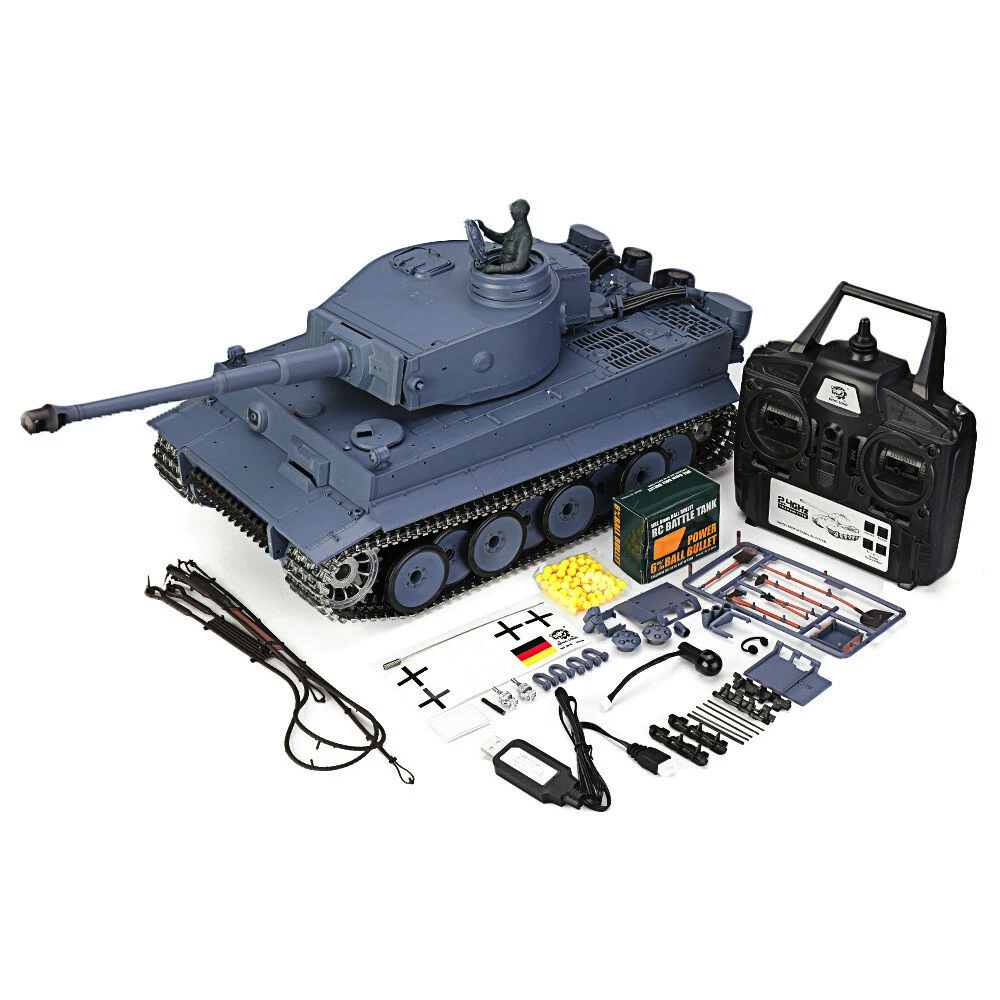 Heng Long 3818 Germany Tiger I RC Tank 1/16 Tank Toys