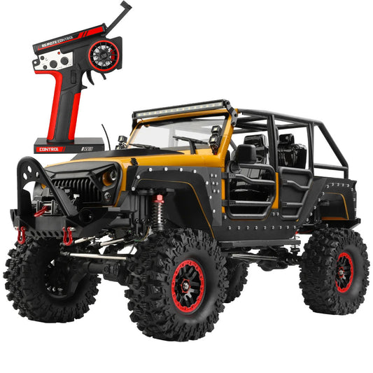 Wltoys 104026 4WD RC Car RTR 1/10 2.4G Rock Crawler todoterreno, camión de escalada con luces LED totalmente proporcionales, modelos de vehículos, juguetes