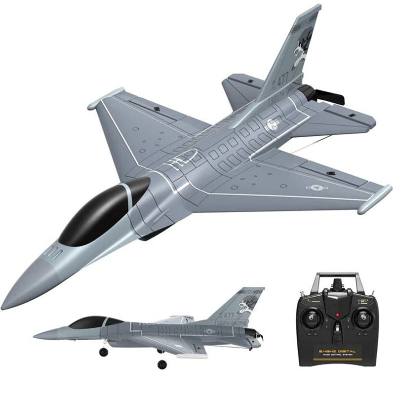 طائرة ريموت كنترول Volantex F16 Falcon، باع جناح 365 مم، EPP 2.4G، 4 قنوات، 6 محاور، مفتاح عودة واحد، طائرة ثابتة الجناحين، RTF