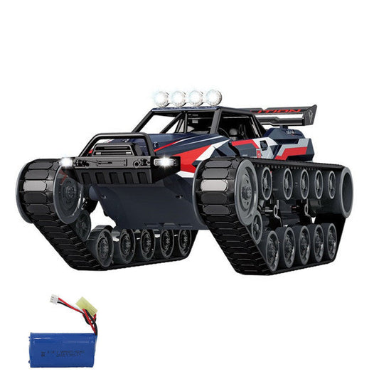 دبابة سبيكة جديدة بمقياس 1:12، دبابة RC تفاعلية، سيارة لعبة RC، أضواء LED، ألعاب رش حركات بهلوانية