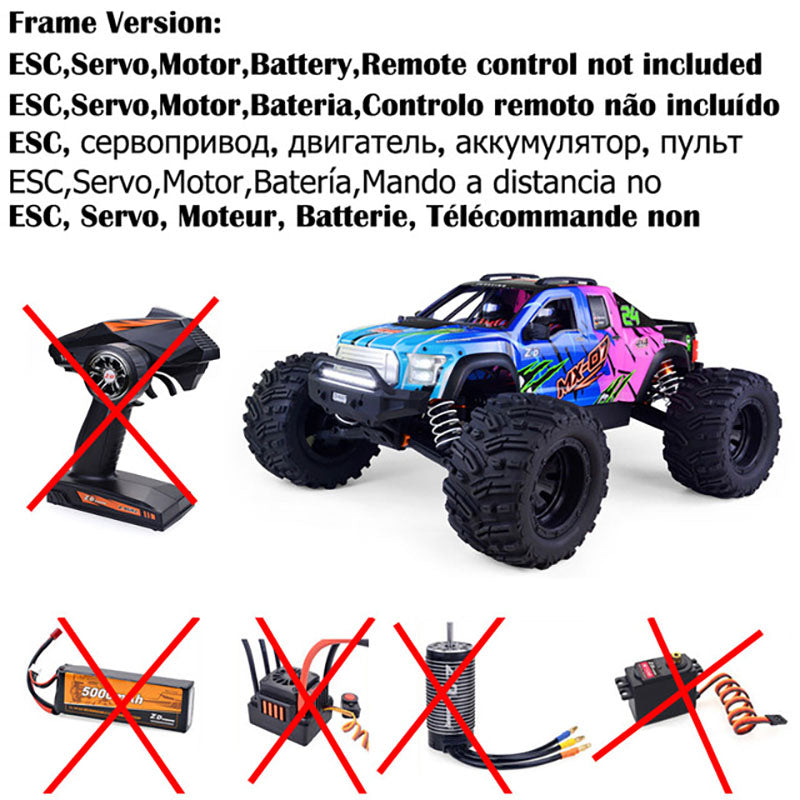 ZD Racing MX 07 1/7 4WD RC Car 8S Brushless Monster Truck Buggy Off-Road High-speed 80km/h RC Racing