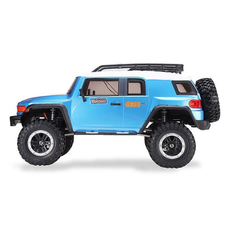 Coche todoterreno teledirigido YK4103 FJ, 4x4, 1/10, con diferencial, bloqueo, eje de transmisión alta/baja, luz LED