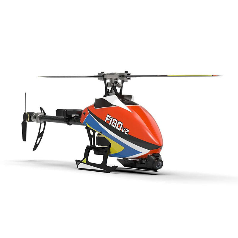 YXZNRC F180 V2 6CH 6-Axis Gyro GPS Optical Flow Localization 5.8G FPV Camera Dual Brushless Direct Drive Motor Flybarless RC Helicopter