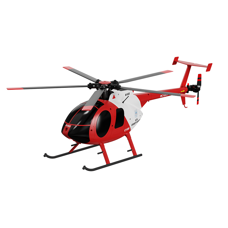 RCERA C189 MD500 Bird RC Helicopter 1:28 TUSK Dual Brushless Simulation 6-Axis Gyro Barometric Altitude Hold Helicopter Toys