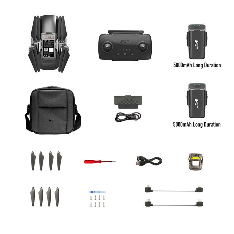 Hubsan Blackhawk 2 4K Drone 3-Axis Gimbal 4G Module Built-in Version 10KM image transmission Professional aerial photography Quadcopter