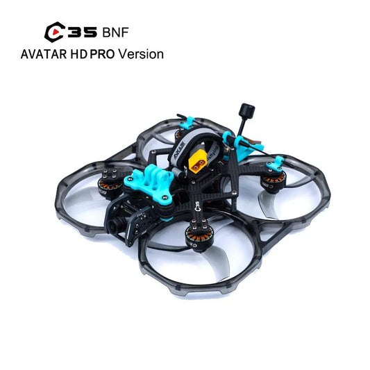Dron Axisflying Cineon C35 V2 de 3,5 pulgadas con cámara FPV y kit Walksnail Avatar HD Pro de 3,5 pulgadas con cámara FPV de 32 GB y 4S/6S
