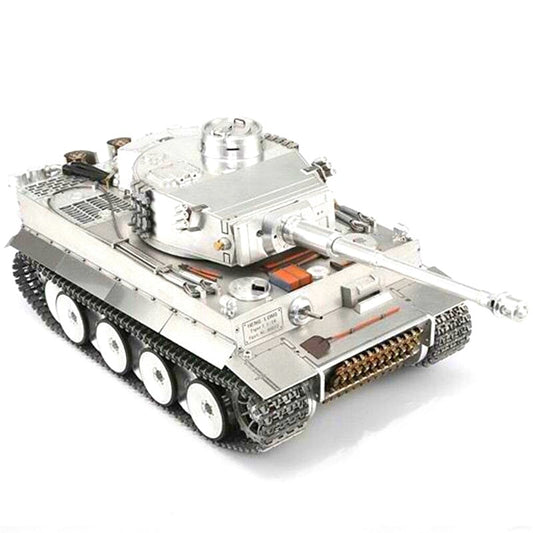 Tanque RC alemán Tiger I de metal completo, versión personalizada Heng Long 3818 Pro, escala 1/16, juguetes de tanque de alta calidad