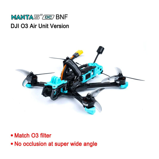 Dron FPV Axisflying de 5 pulgadas MANTA Freestyle DeadCat-DC de 5 pulgadas, unidad aérea DJI O3 con GPS 6S