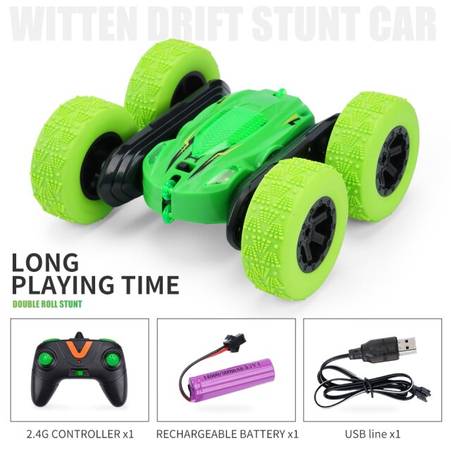 RC Stunt Car X010 4WD Off Road Car 2.4Ghz Double Sided RC Car RTR Toy Gift