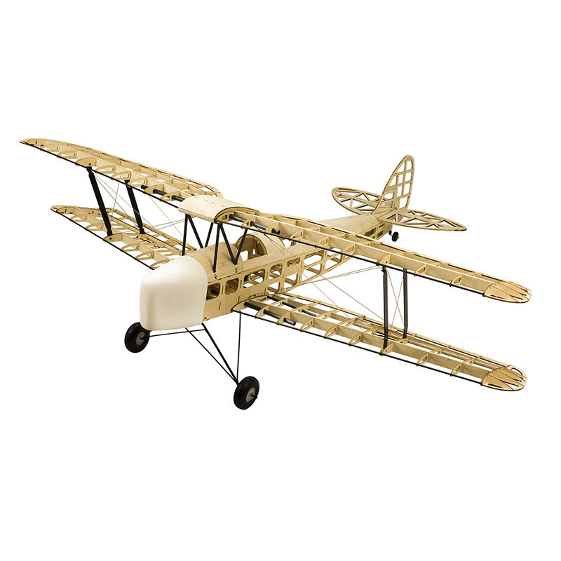 Balsa wood Plane DH82a Tiger Moth Large Electric or Gas Power Fixed Wing Plane Balsa Kits 1400mm Wingspan