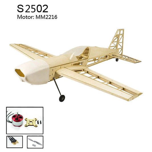 Avión de madera de balsa DWHobby S25 EXTRA 330 Avión eléctrico de ala fija Kits de balsa Envergadura de 1000 mm