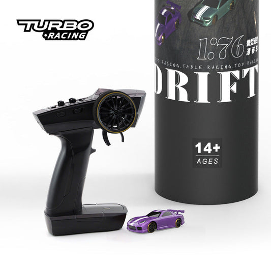 Turbo Racing 1:76 C61 C62 C63 Mini Drift RC Car Versión mejorada con giroscopio RC RTR totalmente proporcional