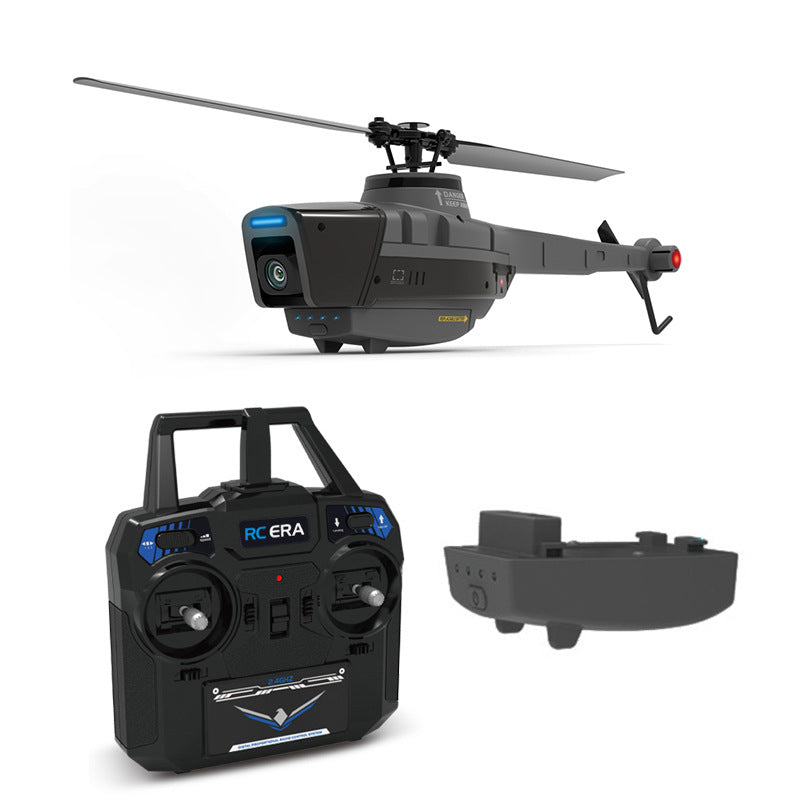 Black Bee Helicopter C128 Single Prop Aileronless 6-Axis 4CH 2.4G Electronic Gyroscope Air Pressure Fixed Height RC Helicopter